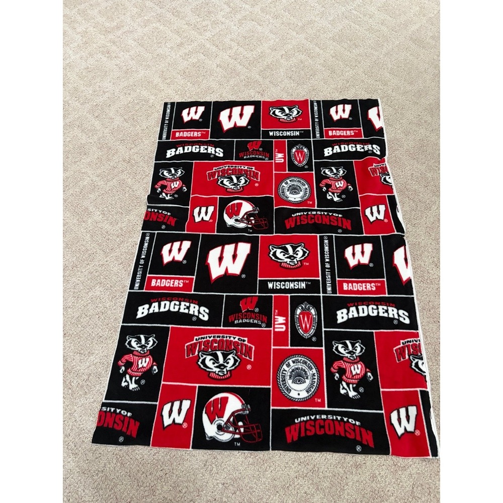 Wisconsin badger fleece piece for crafts
